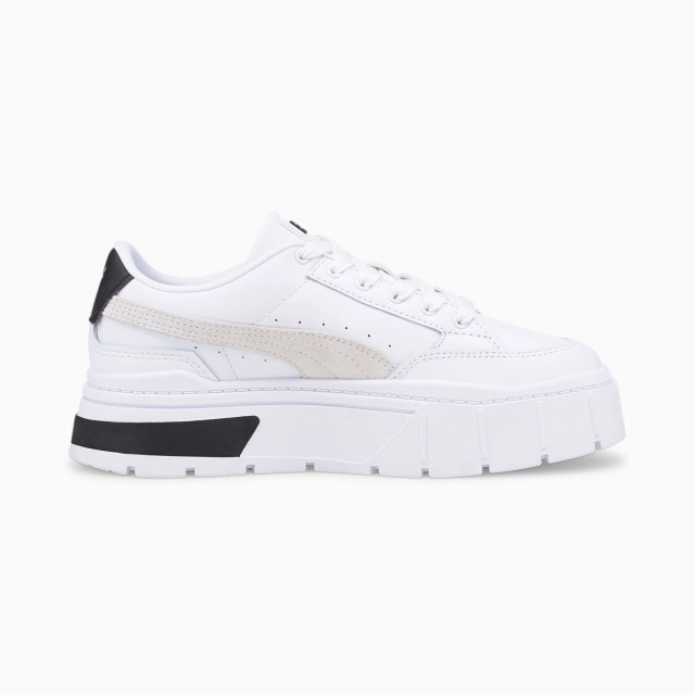 Puma Mayze Stack Wns Γυναικεια Sneakers Λευκα