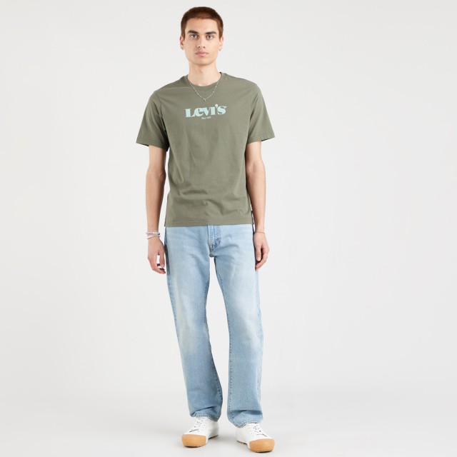 Levis Ss Relaxed Fit Tee Mv Logo Ssn Ανδρικη Μπλουζα Λαδι