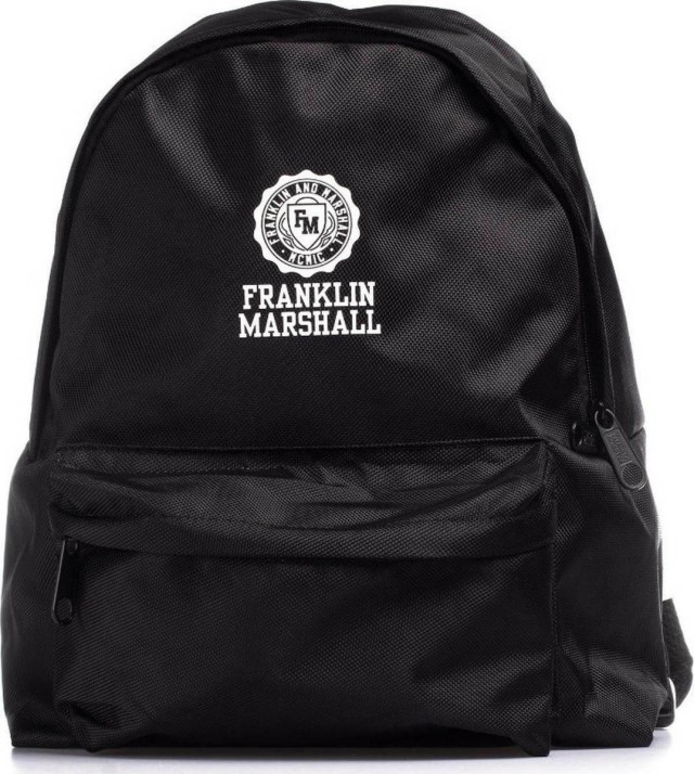 Franklin & Marshall Ανδρικη Τσαντα Backpack Μαυρη