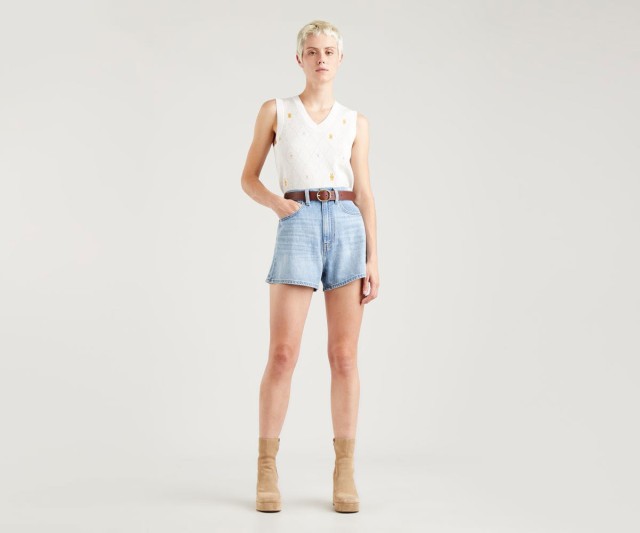 Levis High Loose Short Lets Stay In Γυναικειο Σορτσ Τζιν