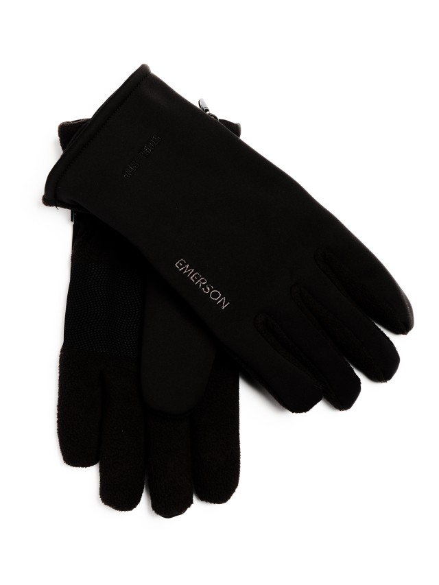 Emerson Mens Gloves Unisex Γαντια Μαυρα