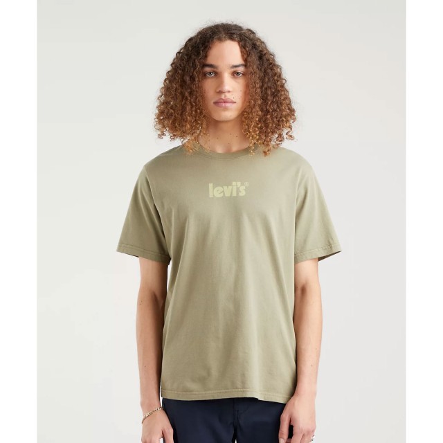 Levis Ss Relaxed Fit Tee Poster Cent Ανδρικη Μπλουζα Χακι