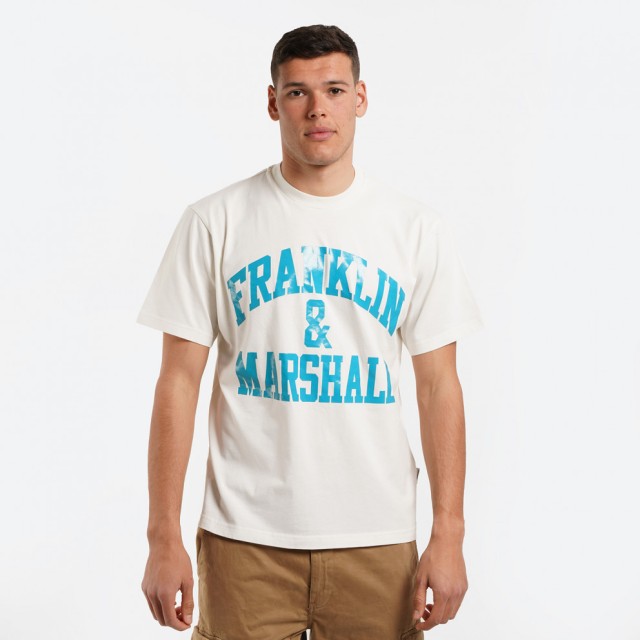 Franklin & Marshall Ανδρικη Μπλουζα Λευκη