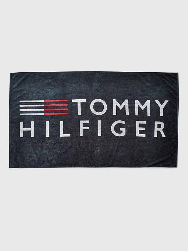 Tommy Hilfiger Towel Πετσετα Θαλασσησ Μπλε