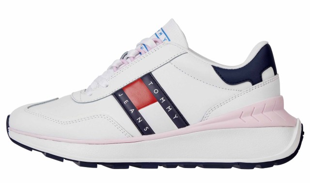 Tommy Hilfiger Tommy Jeans Retro Fashion Run Γυναικεια Sneakers Λευκα